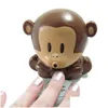 Asciuga Unghie Cute Mini Cartoon Monkey Dryer Hand Finger Toe Art Gel Tip Polish Blower Fan Air Tools Drop Delivery Salute Bellezza Dhbuo