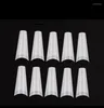 False Nails Clear Coffin Tip Nail Tips For Acrylic 500pcs Half Cover Ballerina French With Bag