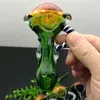 Rookaccessoires Nieuw Europa en AmeriCaglass Pipe Bubbler Rookpijp Water Glass Bong Painted Honeycomb Glass Pipe