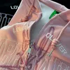 女性のパーカースウェットシャツ秋のルーズフーディー長袖トップ女性女性レトロレター刺繍フード付きセータートレンドカジュアルジャケット230228