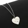 Fashion Cute Gold Love Heart Dog Paw Necklace Designer Woman Mans Silver Pendant Pendant Coupie Sud America Cipts Pendenti Gioielli CHOKERS CHIFICA