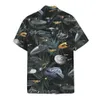 Camisas casuales para hombres Nuevos hombres Hawaii Camisas amarillas Pintura de paisaje chino creativo Camisas de manga corta Aloha Estilo cubano Verano Tallas grandes Z0224