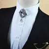 Nacke slipsar diamant nack slips set för män 2018 pajaritas brittisk bowtie knut bow slips brosch set bröllop krage tillbehör cravate pour homme j230227