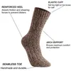 Herrstrumpor 3 par Merino Wool Socks For Men Super Thick Warm Snow Winter Sock High Quality Casual Outdoor Male's Soft WomenMiddle Socks Z0227