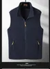 Fleece Vest Men's Vest Coat Men's Autumn and Winter Jacket Versatile Top