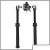 모드 액세서리 v10 전술 삼각대 브래킷 금속은 왼쪽과 오른쪽 회전 mtifunction telescopic bipod 20 dhgzb를 스윙 할 수 있습니다.