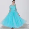 Stage Wear Standard Ballroom Dress Woman Dance Competition Dresses Waltz Swing Costume Women Lace