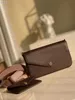 本革の財布カードパスポートホルダーM80091フェリシーストラップ女性フラップキーポーチショルダーバッグコイン財布luxurysデザイナーメンズクロスボディクラッチバッグハンドバッグ
