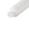 Förpackning av tom vit plastflaska 30 ml 50 ml Dewarflask Spary Lotion Press Pump med Clear Lock Portable Refillable Container Packaging Cosmetic