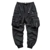 Herrbyxor PFNW Höst Vår Funktionell Safari Style Overall Herrmode Lös Casual Ungdom Cargo Byxor Techwear 12A5573 230228