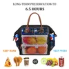 Ледовые паксотермические сумки Lokass Lunch Sack Isled Lunch Box Wideopen Lunch Mag Сумка Большой напиток Держатель долговечный тепловой организатор 230228