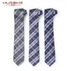 Neck Ties Mens Ties 8cm Classic Polyester Hand Neck Ties for Men Striped Bussiness Narrow Collar Slim Wedding Party Tie Casual Plaid Tie J230227