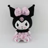 4 stili Kuromi peluche ripiene carino Lolita principessa giocattoli dimensioni 25 cm regalo di compleanno per ragazza per bambini giocattolo per dormire decorazione domestica morbida