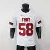 NOUVEAUX maillots de football Troy Trojans Football Jersey NCAA College Demarcus Ware Gunnar Watson Kimani Vidal Barber Johnson Slocum Jr. Billingsley Stoudemire TJ Harri