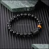 car dvr Beaded Strands 12 Constellation Bracelets Men Black Stone Tigers Eye Bracelet Star Sign Zodiac Horoscope Lover Couple Friendship Je Dhuqi