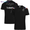 T-shirt da uomo Alpine F1 Team Short Seve T-Shirt Blue 2022 Alonso Formula 1 Year Edition New Summer Colction Boys to Adults 0228H23