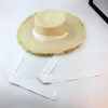 Wide Brim Hats Summer Simple Sunhat Classic Strapping Straw Hat Outdoor Decoration Hat Ladies Sunscreen Beach Hat UV Protect Travel Cap Lady G230227