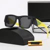 Mode Zonnebrillen Designers Luxe bril voor Men Square gepolariseerd Sunglass Beach Eyewear Travel Sun Glazen Driehoekige Signature Lentes de Sol 6Options