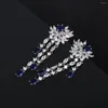 Stud Earrings Flower Tassel Water Drop Modelling