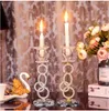 Taper Candle holder, Crystal Candle holders for Taper Candles, Candlesticks Holder for Wedding Gifts,Coffee Dining Table