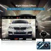 Mise à jour J16 Enregistreur vidéo de voiture DVR Vue arrière Double objectif 1080P 4 "Full HD Dash Caméra Cycle Enregistrement G-Sensor Dash Cam Recorders Dashcam Car DVR