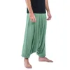 Calça masculina menino 12 bloomers cintura atreliça casual respirável high stretch yoga solteiro calma de calma