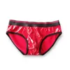 Onderbroek 4 van de sexy heren ondergoed Patent Leather Shinning Strops Jockstrap Stretch Sissy Pouch mannelijk mode comforty