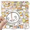 50st Cartoon Hamster Stickers Cricetinae Pet Rat Graffiti Kids Toy Skateboard Car Motorcykel Cykelklistermärke Dekaler