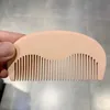 الموضة والعلامة التجارية البسيطة الوردي Mini Beauty Hair Wood Comb Combes Tool Pocket Makeup Tool