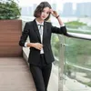 Garnitury damskie Blazers 2 -częściowe spodnie Blazer Zestaw Zestaw jesiennej zimy 2023 Plus Size Formal Pant Business Office Lady Suit Female 4xl