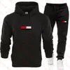 Zestaw męski Designer Designer Tracksuits marka bluzy bluzy z kapturem i joggery 2 sztuki/set wiosna jesień mężczyźni kobiety sportowe garnitur treningowy garnitur sportowy