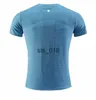 Yoga Outfit LL Men Shirts Outdoor Camisetas Novo Fitness Gym Futebol Mesh Back Sports Sports S-shirt Macho skinny T230228