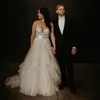 Abito da sposa altri abiti a filo stringa a valotti di tulle a valotti di tulle industriali taglie forti aperti gossamer gossamer asimmetrica pallgo da sposa