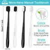 Diş fırçası 20pcs Yumuşak Mikro Nano ES 20000 Bambu Kömür Kılları Kırılgan Dişler Oral Sakız Durgunluğu 230228