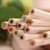 12 Colors Drawing Pencil Students Art Sketch Painting Pencil Kraft Paper Canister Colorful Pen Children Drawings Supplies TH0632