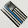 رفيع خط الأزرق ليل العلم سيارات الديكور الأعلام الأمريكية ملصق الألومنيوم سبيكة شارات الجدار ديكور الولايات المتحدة الأمريكية لافتات لافتات BH8338 TQQ