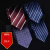 Cravatte 100 seta da uomo cravatta abito da lavoro sposo matrimonio occupazione cravatta cravatta cravatta sottile cravatta formale Corbatas regalo del padre J230227