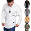 T-shirts ao ar livre ll Sorto de moletom de jogador masculino Roupas de fitness Yoga Sportswear camiseta capuz de capuz esticada com capuz de cor mole de mangas compridas T230228