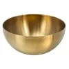 Bowls Stainless Steel Soup Mixing Serving Korean Metal Ramen Rice Bowl Kitchen Container Fruit Noodle Cereal Pasta Storage Gold Silver