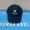 Ball Caps Human Made Baseball Cap Men Women 1 1 Hoge kwaliteit geborduurde mens gemaakt hoeden verstelbare vaste petten