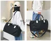 Outdoor Bags New Gym Duffel Bag Organizer Fashion Carry On Hand Luggage For Woman Waterproof Sports Fitness Bags Crossbody Shoulder Pack 6 Colors T230228