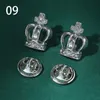 New Metal Crystal Crown Brooch Cute Lapel Pins Suit Shirt Collar Pins Brooches for Women Accessories Fashion Jewelry