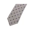Cravates 2020 Nouveau 7CM Jacquard De Luxe Cravate Pour Hommes De Haute Qualité Marque De Mode Designer D'affaires De Mariage Robe Cravate Cadeau Boîte J230227