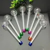 Rookaccessoires gespoten geverfde mini-glas direct gevorde pot glazen bongs oliebranderpijpen waterpijpen olierigs