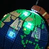 The Earth Globe With Light Building Blocks Bricks MOC 95335 2585PCS 21332 Children Earth Model Assemble Ideas Kids Creative Christmas Education Toys Birthday Gifts