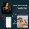 Vibrators Bluetooth APP Penis Training Vibrator for Men Sex Machine Male Masturbator Sex Toy for Men Delay Penis Cock Ring Glans Trainer 230228