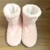 Slippers Cute Boots House Slipper Womens Winter Warm Heart Love Contton Plush Anti Skid Grip Indoor Home Fluffy Funny Kawaii Female Shoes Z0215