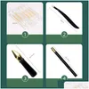 Ciglia finte Ciglia magnetiche invisibili con scatole per il trucco 5 paia di eyeliner magnetico Confezione regalo Drop Delivery Salute Bellezza Occhi Dhpo4