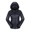 Men's Down 2023 Designer Padded Jacket Thin And Light Short Slim-fitting Korean Style Hooded Cotton