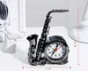 Skrivbordklockor Vintage Simulation Sax Alarm Top Decoration Creative Watch Home Gif 230228